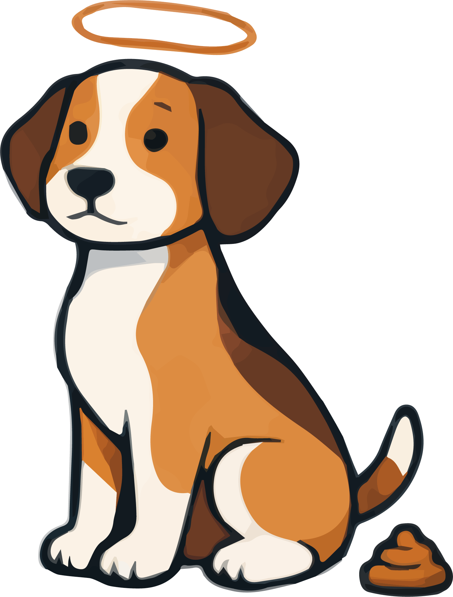 Sit Happens dog mascot